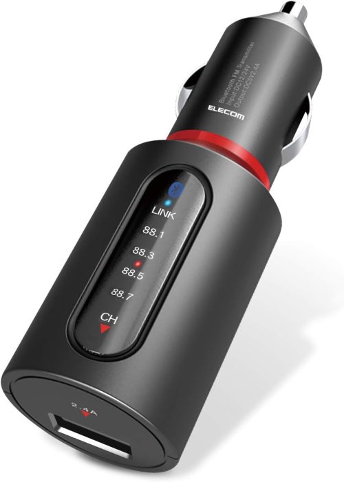 エレコム(ELECOM) Bluetooth FMトランスミッター LAT-FMBT02BK