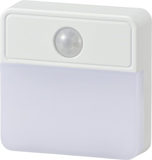 オーム電機(OHM) LED明暗人感センサー式ナイトライト 室内用 NIT-ALA6JSQ-WN 06-0148