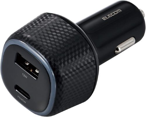 エレコム(ELECOM) 大容量シガーチャージャー EC-DC10BK