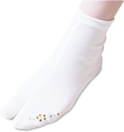 あめてまり ラインストーンストレッチ足袋