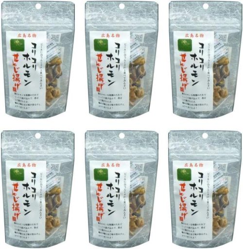 植田商店 広島伝統手作り珍味 コリコリホルモンせんじ揚げ