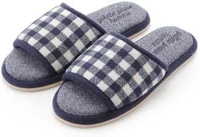 ジェラートピケ(gelato pique) ギンガムチェックジャガードルームシューズ PHGS244960
