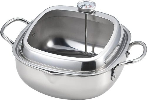 タマハシ 食彩亭 ステンレス角型天ぷら鍋20cm TP-21