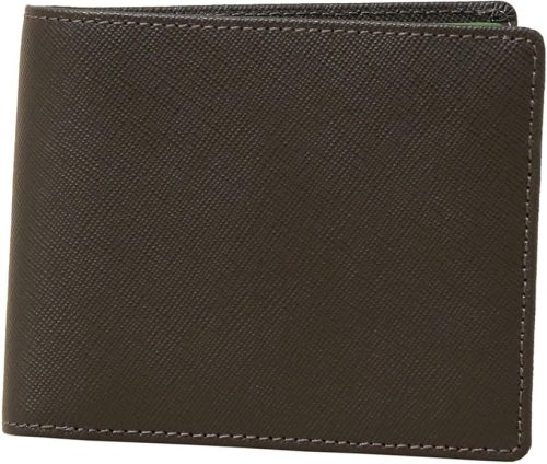 シップス(SHIPS) SAFFIANO LEATHER 2トーン 2つ折 ウォレット