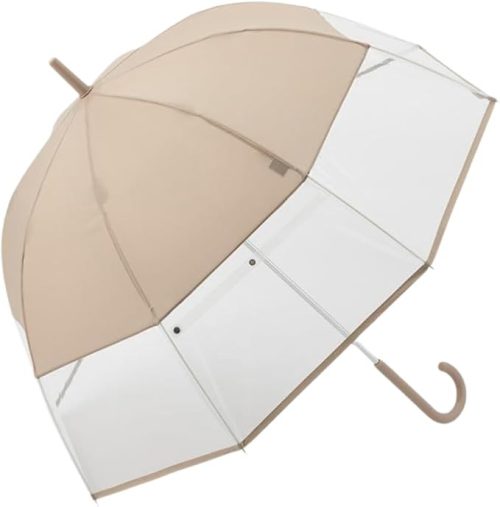 ケユカ(KEYUCA) 長傘 抗菌手元ハーフビニール 4401793