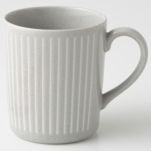 ニトリ(NITORI) 軽量マグカップ グレー 撥水十草 8907758