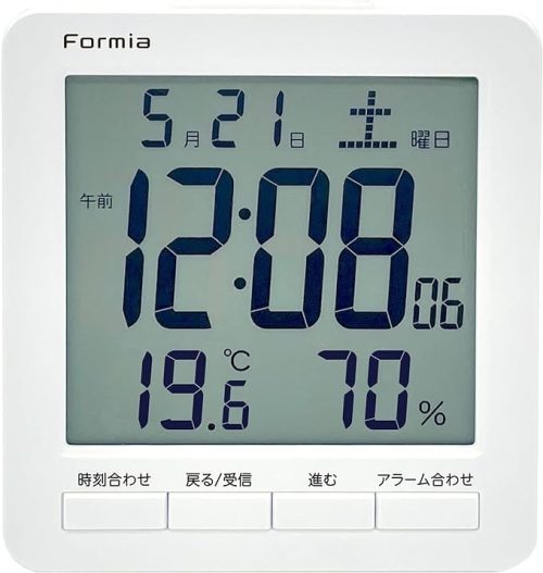 保土ヶ谷電子販売 Formia 電波デジタル時計 HT-024RC