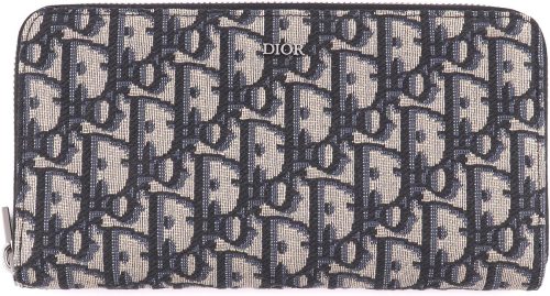 Dior(ディオール) ロングジップウォレット ディオール オブリーク ジャカード