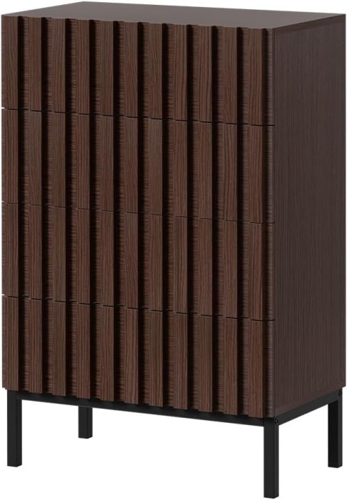 Okeysen チェスト木製 4段