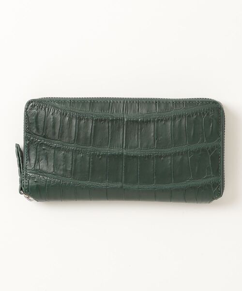 クリード(Creed) crocodile ラウンドロングウォレット