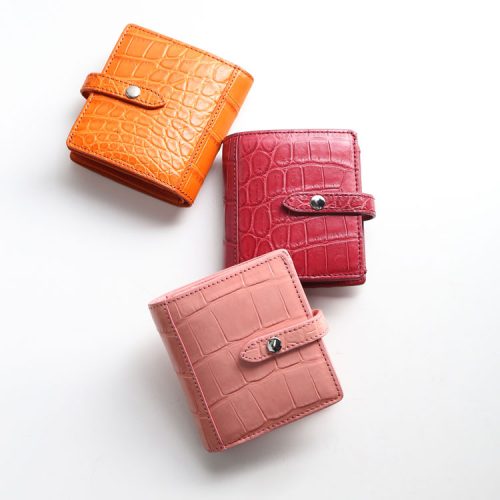 三京商会 クロコダイル 二つ折り財布