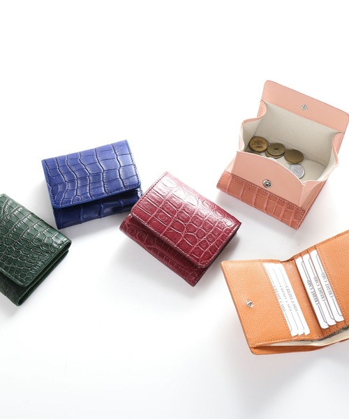 三京商会 クロコダイル レディース ミニ財布