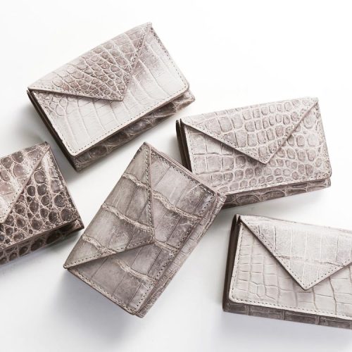 三京商会 ミニ財布 ヒマラヤ クロコダイル 三つ折り