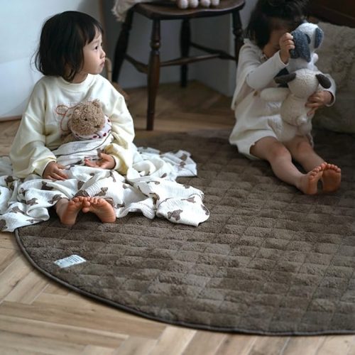 スミノエ cucan 蓄熱わた入り 防ダニ加工の洗えるラグ テディファーキルト 11729848