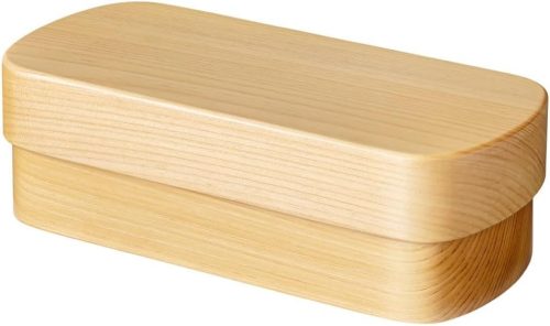 アンドエヌイー(&NE) ハレとケ 紀州ひのき弁当箱 長 NTS-007-CH