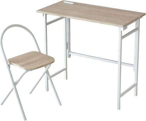ドリス(DORIS) 折り畳みデスク&チェアセット ユノ