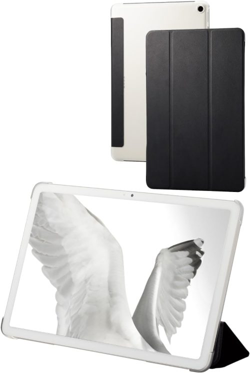 エレコム(ELECOM) Google Pixel Tablet ケース 背面クリア ソフトレザー 2アングル TB-P231WV