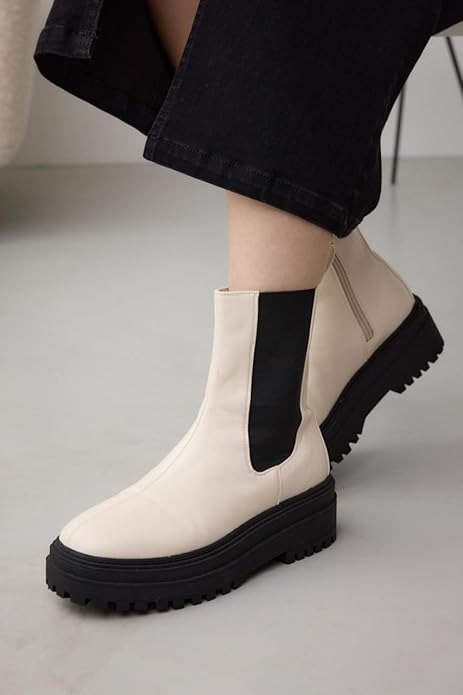 アズールバイマウジー(AZUL by moussy) トラックソールサイドゴアブーツ