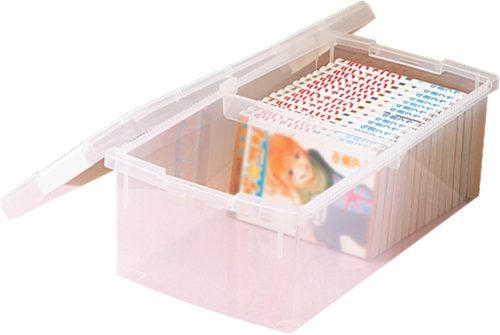 山善(YAMAZEN) コミック収納ポリプロピレンキャリーボックス QF121