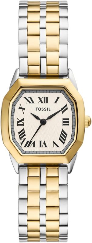 フォッシル(Fossil) HARLOW 三針 ツートーン ステンレススチールウォッチ