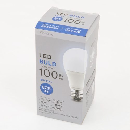ニトリ(NITORI) LED電球 E26口金 100W相当 昼白色 LEE100WM-N 8371296
