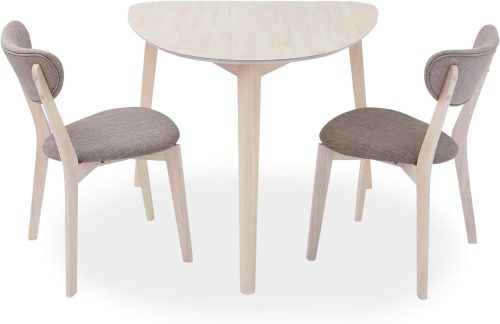 ロウヤ(LOWYA) 北欧風2人掛けダイニングテーブルセット 壁付けタイプ S_S200048