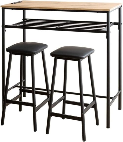 家具350 Roly カウンターテーブル スツール2脚 g155007