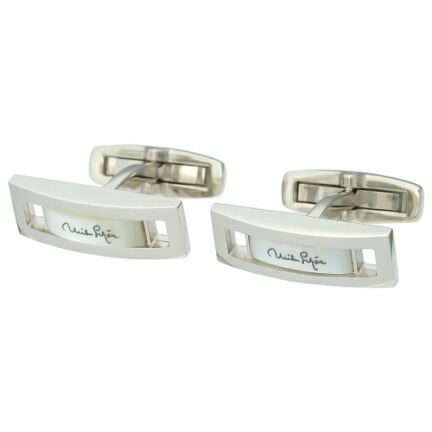 ミラショーン(mila schon) スリムレクタングルシェルカフス