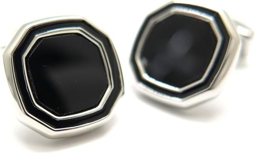 タテオシアン(TATEOSSIAN) オクタゴンオニキスカフス