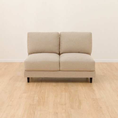 ニトリ(NITORI) 傷・汚れに強い肘無し2人用布張りソファ 1157682