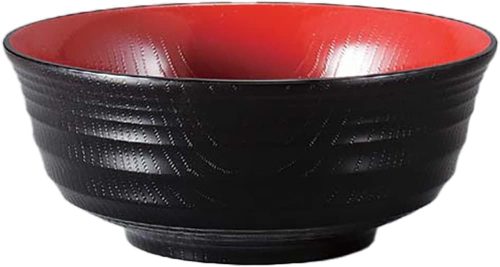 福井クラフト 超耐熱18.4千段多用丼 黒内朱 30003470