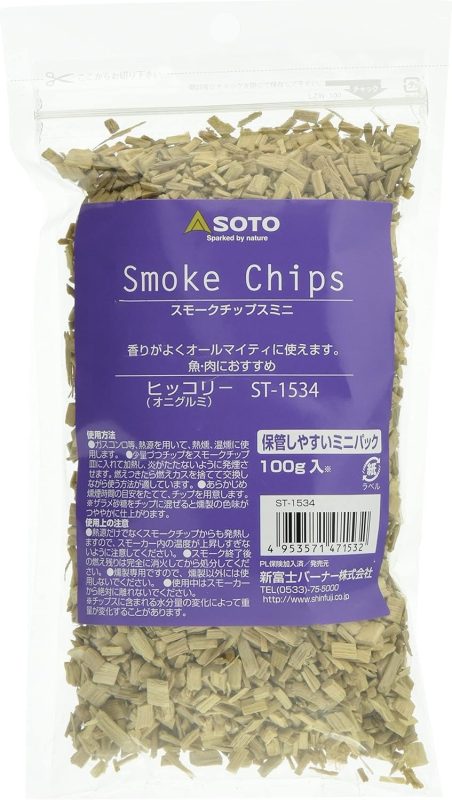 ソト(SOTO) スモークチップスミニ ヒッコリー 100g ST-1534