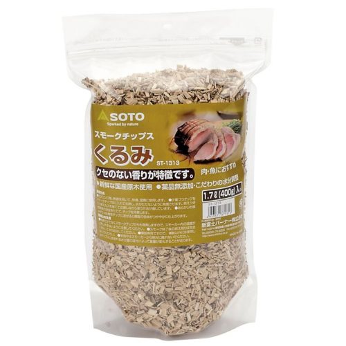 ソト(SOTO) スモークチップス くるみ 400g ST-1313