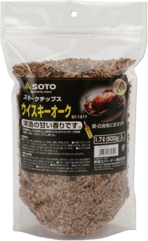 ソト(SOTO) スモークチップス ウイスキーオーク 500g ST-1317