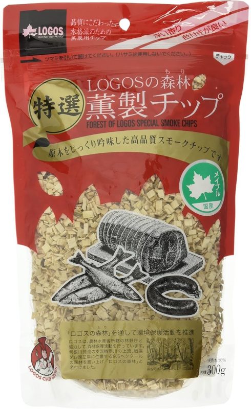 ロゴス(LOGOS) LOGOSの森林 特選薫製チップ300g メイプル 81066206