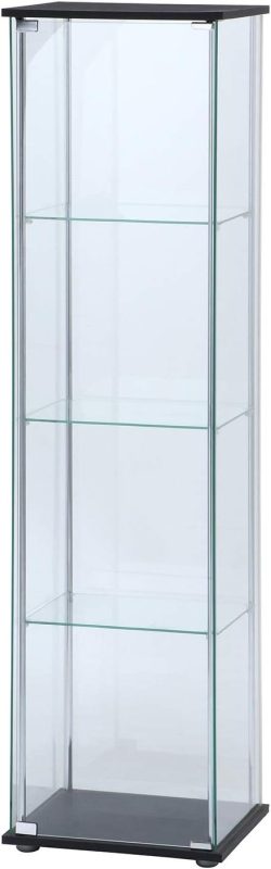 不二貿易 ガラスコレクションケース 4段 96047