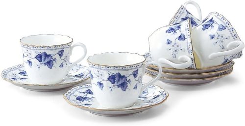 ナルミ(NARUMI) ソラリア コーヒーカップ&ソーサー 200cc 5客セット 8128-21286P