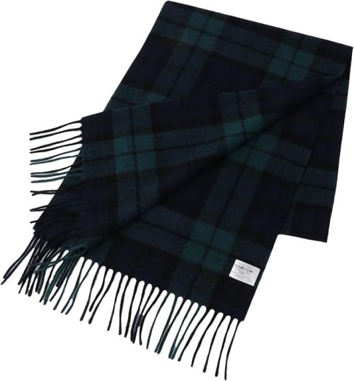 ユナイテッドアローズ グリーンレーベルリラクシング(UNITED ARRPWS green label relaxing) カシミヤ トラディショナル パターン マフラー