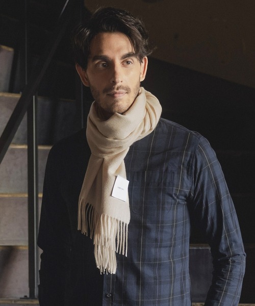 マッティトッティ(matti totti) カシミヤ100%マフラー 全20色 無地 メンズ