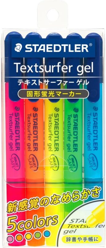ステッドラー(STAEDTLER) テキストサーファーゲル 5色セット 264-S PB5