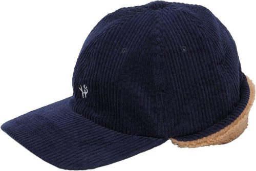 シップス(SHIPS) ワンポイント ロゴ 刺繍 コーデュロイ ボア オーバーフィット キャップ