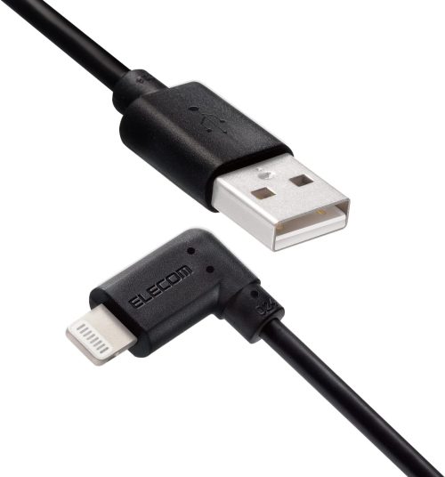 エレコム(ELECOM) L型スタンダードLightningケーブル MPA-UALL03BK