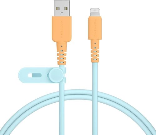 モッテル(MOTTERU) バイカラーケーブル USB-A to Lightning MOT-BCECAL100