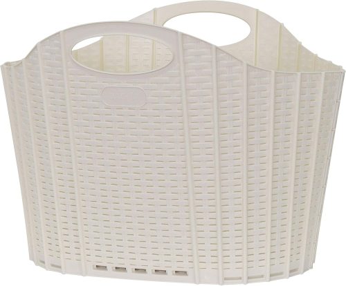 セイエイ(Seiei) 折りたためるランドリーバスケット ラタンタイプ