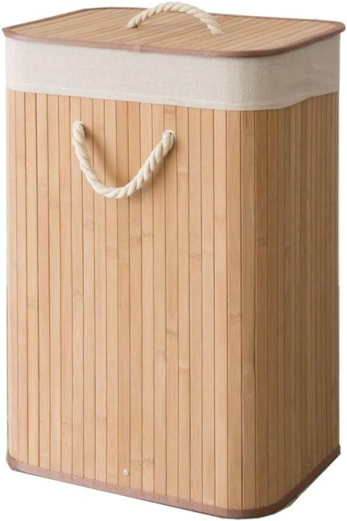 アールケイプラニング(RK planning) アジア工房byエレメンツ バンブー ランドリーバスケット 65L 6530