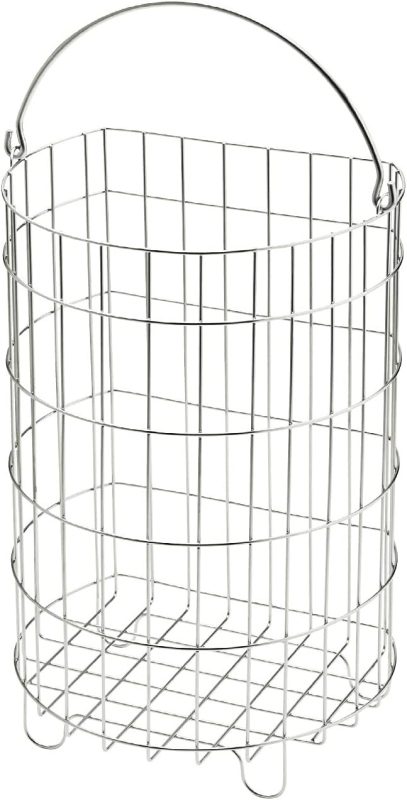 ベルメゾン(Belle Maison) 洗濯機に隠せるステンレスランドリーバスケット