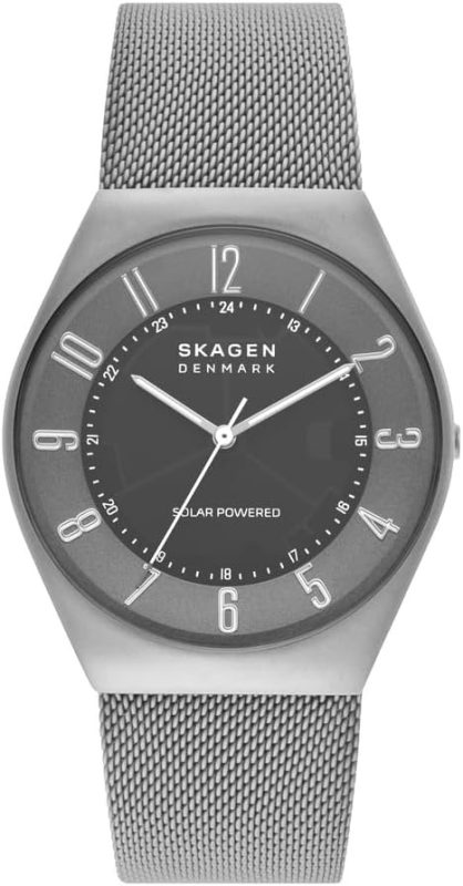スカーゲン(SKAGEN) GRENEN ソーラー チャコール ステンレススチール メッシュウォッチ SKW6836