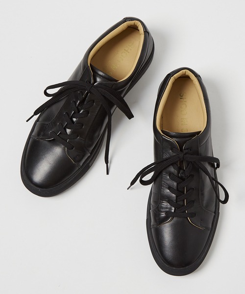 アルフレッドバニスター(alfredoBANNISTER) 究極のベーシック オールレザースニーカー