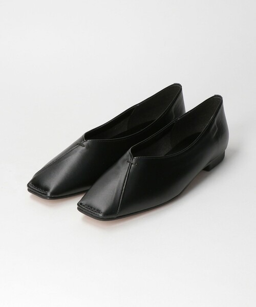 ビューティアンドユース ユナイテッドアローズ(BEAUTY&YOUTH UNITED ARROWS) Vカットステッチ フラットシューズ