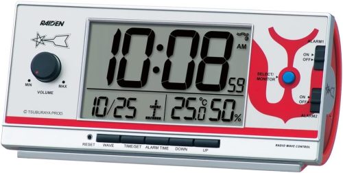 セイコー(SEIKO) 目ざまし時計 ウルトラマン55周年記念モデル CQ165S